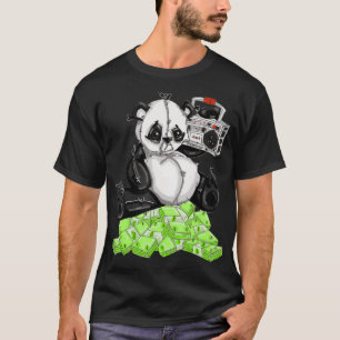 Panda Bär Geld  T-Shirt