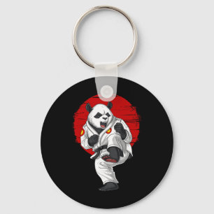 Panda Bär Karate Kickboxen Muay Thai Kampfsport Schlüsselanhänger