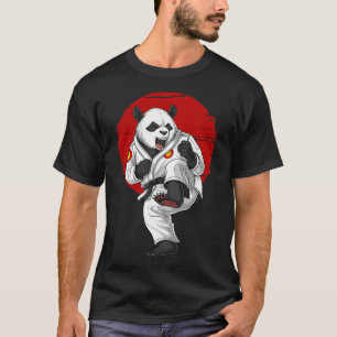 Panda Bär Karate T-Shirt
