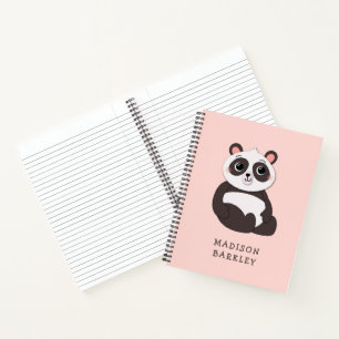 Panda-Bär-Kind süß Notizbuch
