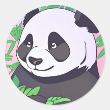 Panda Bär Kinder Niedliches tropisches, lustiges T