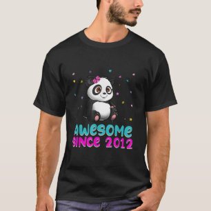 Panda Bär Liebe Großartig Seit 2012 T-Shirt