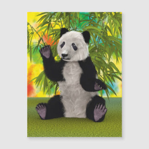 Panda Bär Magnetkarte