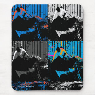 Panda-Bär Mehrbild Moderne Kunst Gestaltung Mousepad