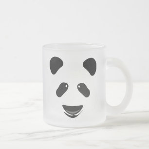 Panda-Bär modern Mattglastasse