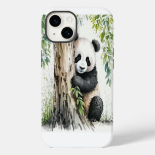 Panda Bär neben Baum iPhone 14 Hülle