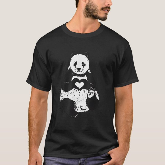 Panda Bär Panda T-Shirt (Vorderseite)