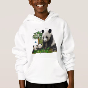 Panda-Bär-T-Shirts Hoodie