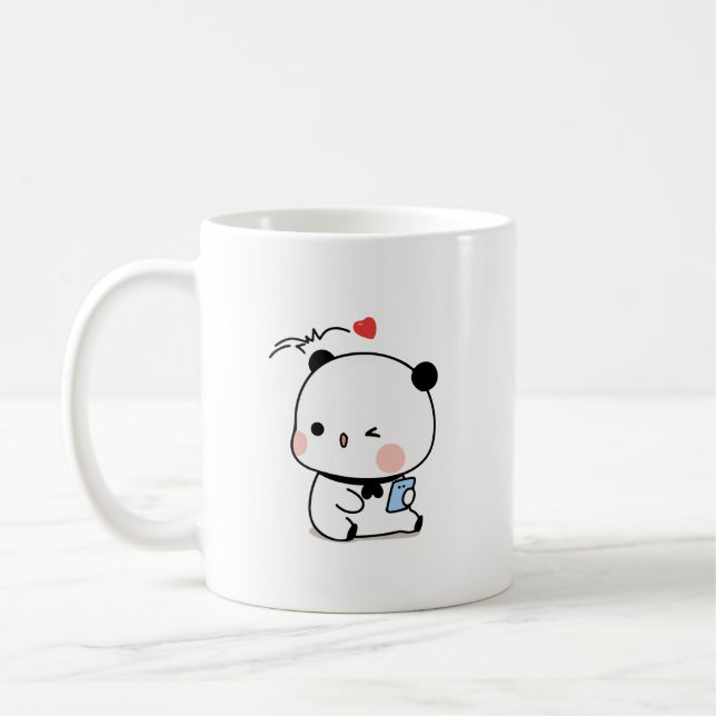 Panda Bären, Bubu und Dudu Kaffeetasse (Links)