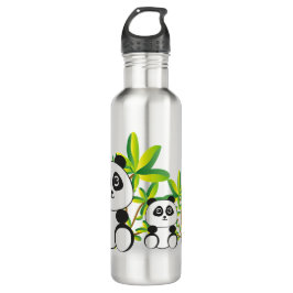 Panda-Bären Edelstahlflasche