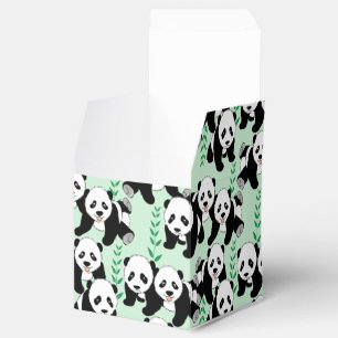 Panda-Bären grafisch Geschenkschachtel