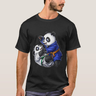 Panda-Bären Jiu-Jitsu-Ringer T-Shirt