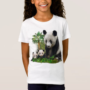 Panda-Bären Mädchen T-Shirts