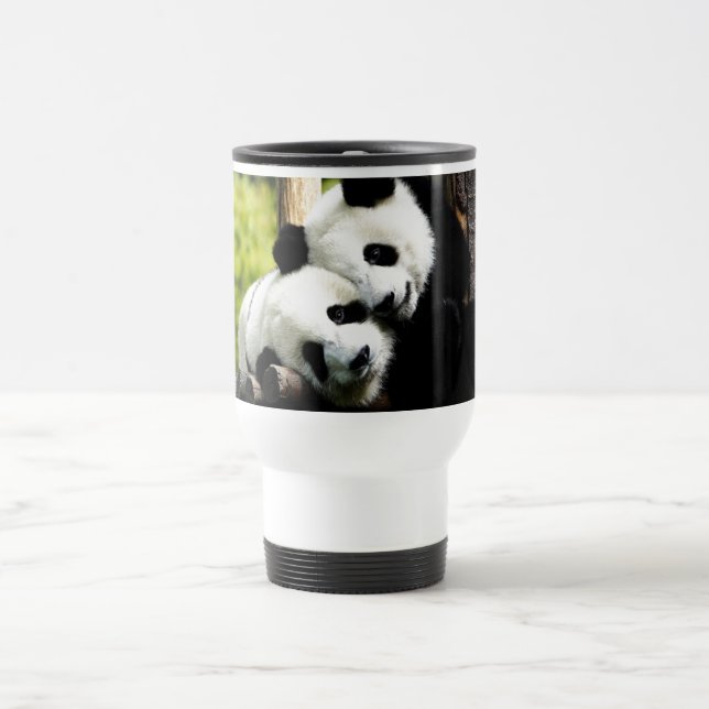 Panda-Bären Reisebecher (Mittel)