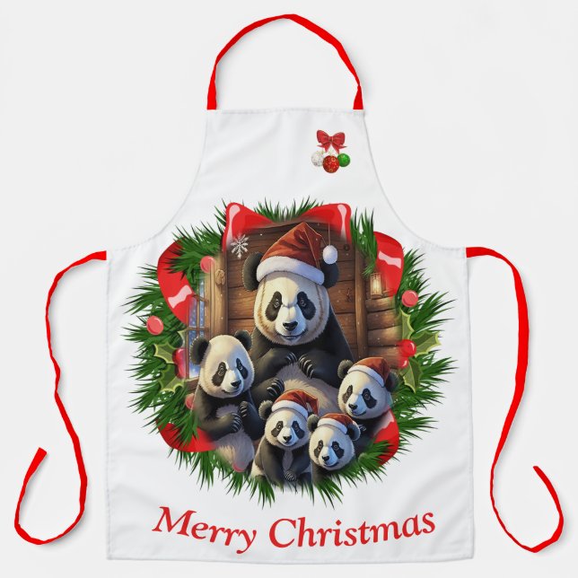 Panda-Bären-Schürze Schürze (Vorderseite)