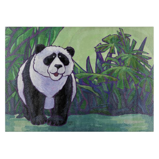 Panda Bärengeschenke und Zubehör Schneidebrett (Vorderseite)