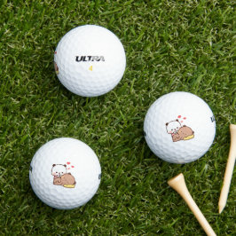 Panda Bärenpaar, Niedliche Bubu und Dudu-Schläger Golfball