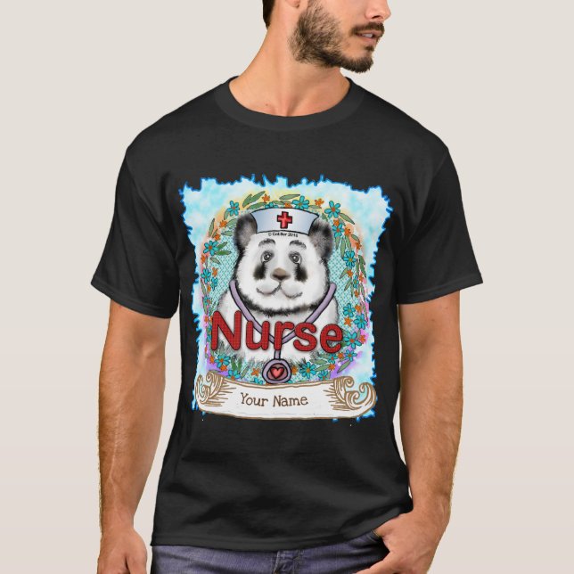 Panda Bärenschwester T-Shirt (Vorderseite)