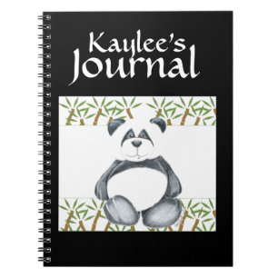 Panda-Bärn-Bild Notizblock