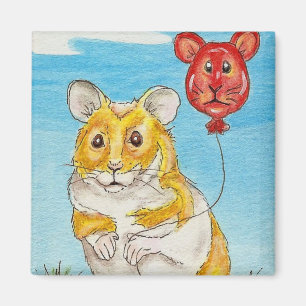 Panda-Bärn-Hamster-Ballon-Kunst Magnet