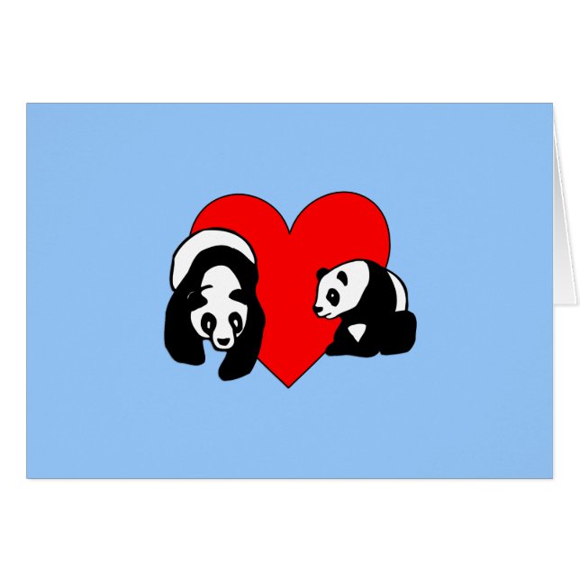 Panda-Bärn-Liebe (Vorderseite (Horizontal))