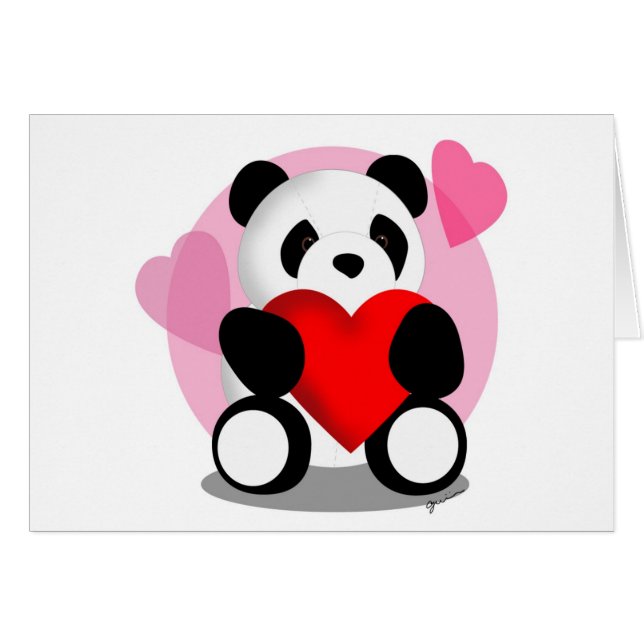 Panda-Bärn-Liebe (Vorderseite (Horizontal))