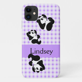 Panda-Bärn-Muster iPhone 11 Hülle
