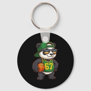 Panda Basketball 67 Gen Alpha Slang Srts Männer Ju Schlüsselanhänger