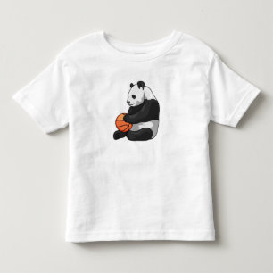 Panda Basketball-Spieler Basketball Kleinkind T-shirt