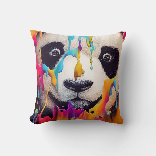 Panda Bear Animal Discovery Adventure Nature Kissen (Vorderseite)