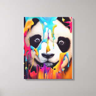 Panda Bear Animal Discovery Adventure Nature Leinwanddruck