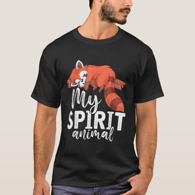 Panda Bear Animal Red Panda T-Shirt (Vorderseite)