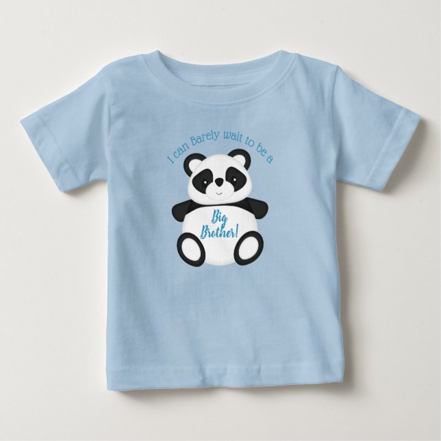 Panda Bear Baby Dusche Baby T-shirt (Vorderseite)