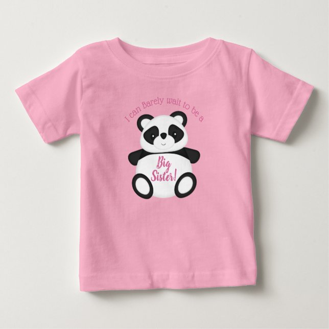 Panda Bear Baby Dusche Baby T-shirt (Vorderseite)