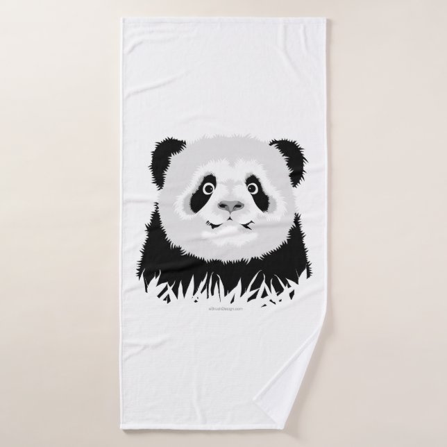 Panda Bear Badhandtuch Set (Badehandtuch)