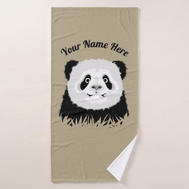 Panda Bear Bath Handtuch Set Badehandtuch (Badehandtuch)