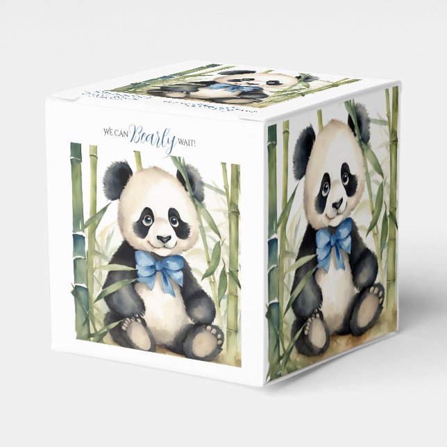 Panda Bear Bear Bearly Wait Boy Baby Showbox Geschenkschachtel (Vorderseite)