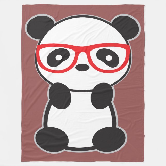 Panda Bear Blanket - Großes Geschenk Fleecedecke (Vorderseite)