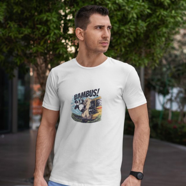 Panda Bear Bus Crash T-Shirt (Von Creator hochgeladen)