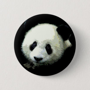 Panda Bear Button