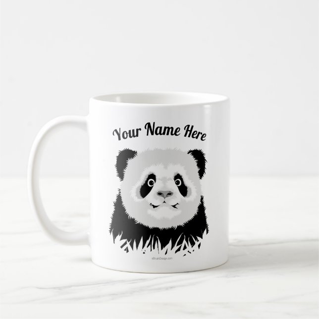 Panda Bear Coffee Tasse (Links)