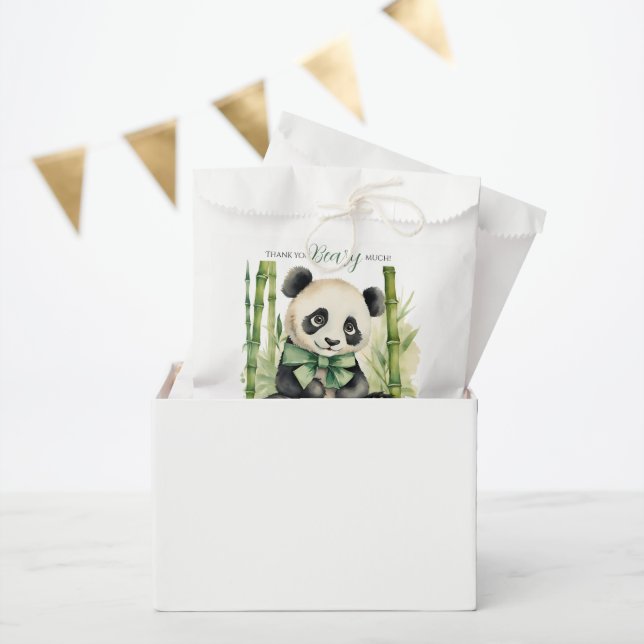 Panda Bear Danke Beary Much Baby Dusche Geschenktütchen (Party)