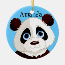 Panda Bear Design Ornament