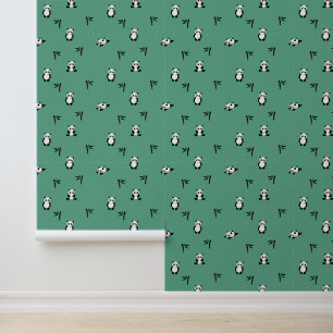 PANDA BEAR DRINT SEAMLESS TAPETE