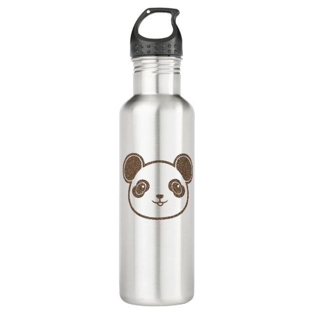 Panda Bear Edelstahlflasche (Vorderseite)