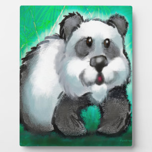 Panda Bear Fotoplatte