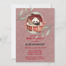 Panda Bear Gender Neutral Baby Dusche