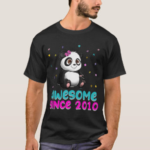 Panda Bear Girl Birthday Liebe Phantastisch seit 2 T-Shirt