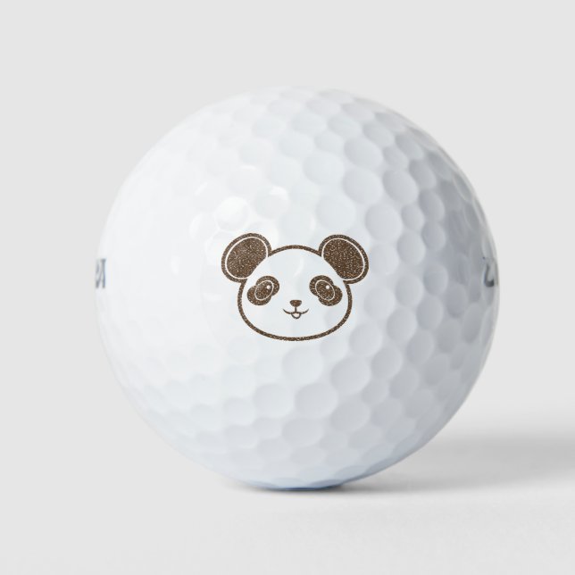 Panda Bear Golfball (Vorderseite)
