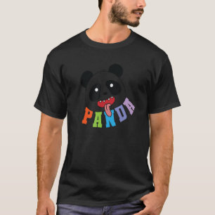 Panda Bear hält Zungenkinder heraus T-Shirt